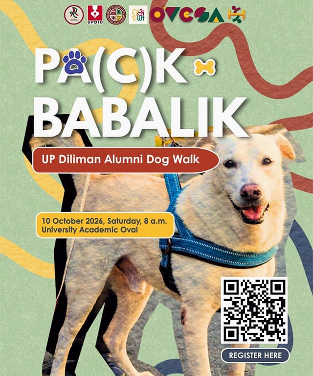 Revisit the campus while walking FOCA UP's furry pals this October